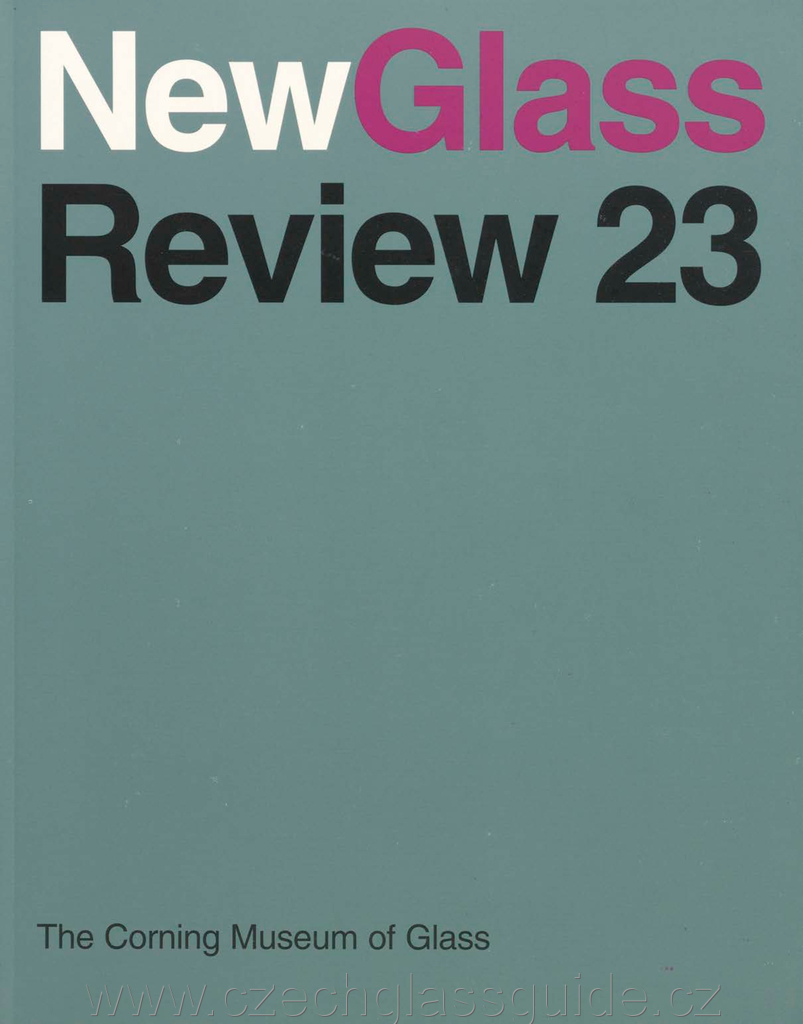 New Glass Review 2002