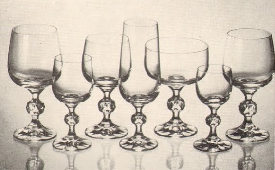 Borské sklo - Drinking set