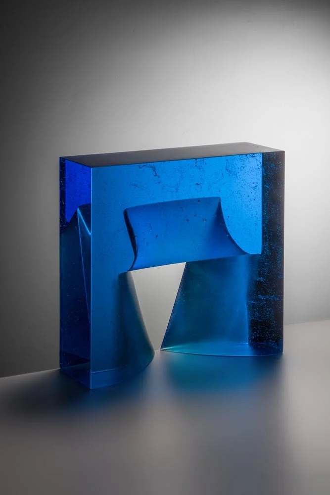 I. Mašitová - Sculpture Modrá galaxie