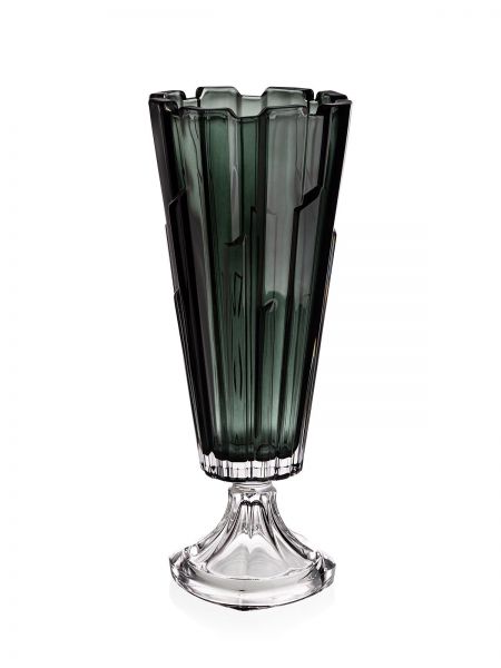 Bohemia Treasury - Bolero footed vase Grey