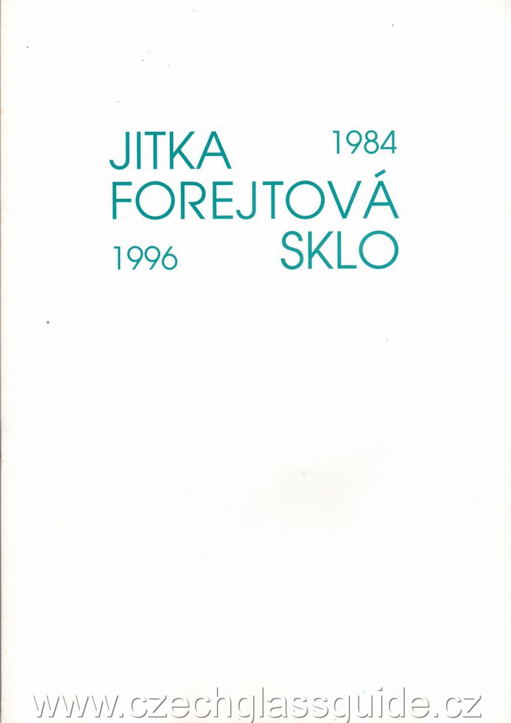 Jitka Forejtová 1996