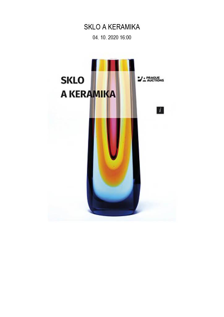 Prague Auctions - Sklo a keramika - 10/2020