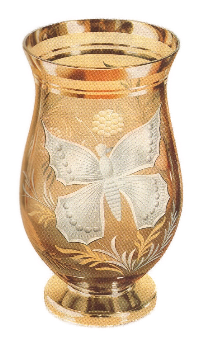 Borské sklo - 58270/8304/8", Vase