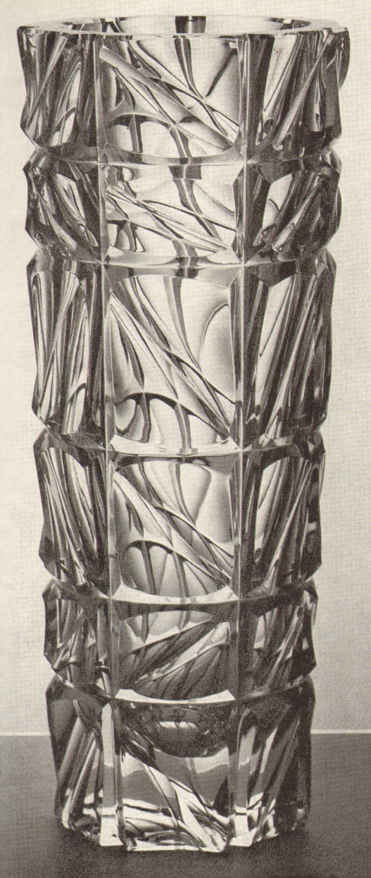 Poděbradské sklárny - 21-598/TS-693-14", Vase