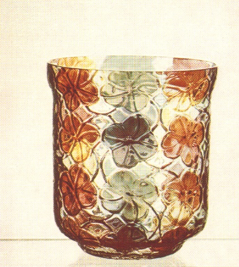 Borské sklo - 45992/8271/6", Vase