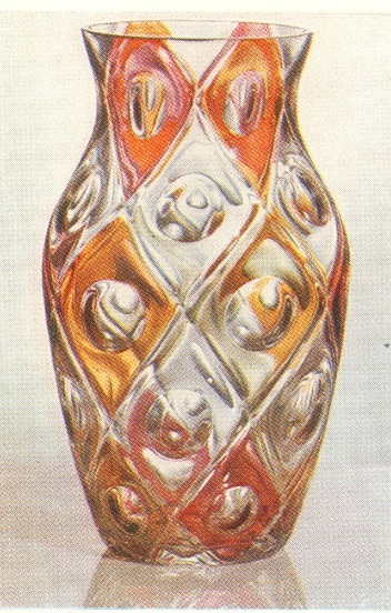 Borské sklo - 59567/83032/8", Vase
