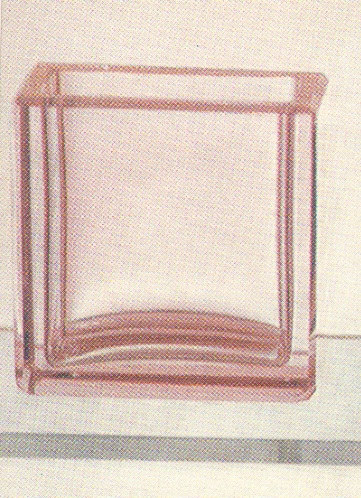 Jablonecké sklárny - 32777/6,5x3,5 -   Cigarette  box