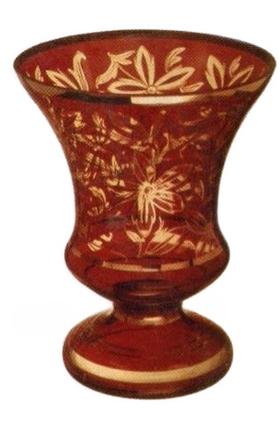 Borské sklo -  12047/8761/10", Vase