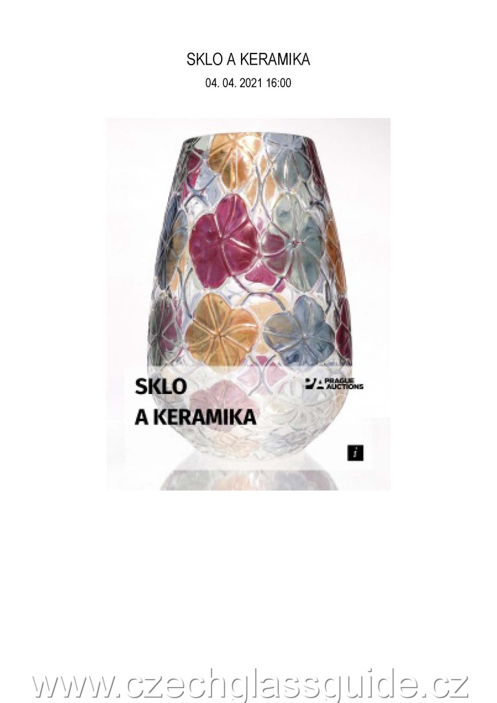 Prague Auctions - Sklo a keramika - 4/2021