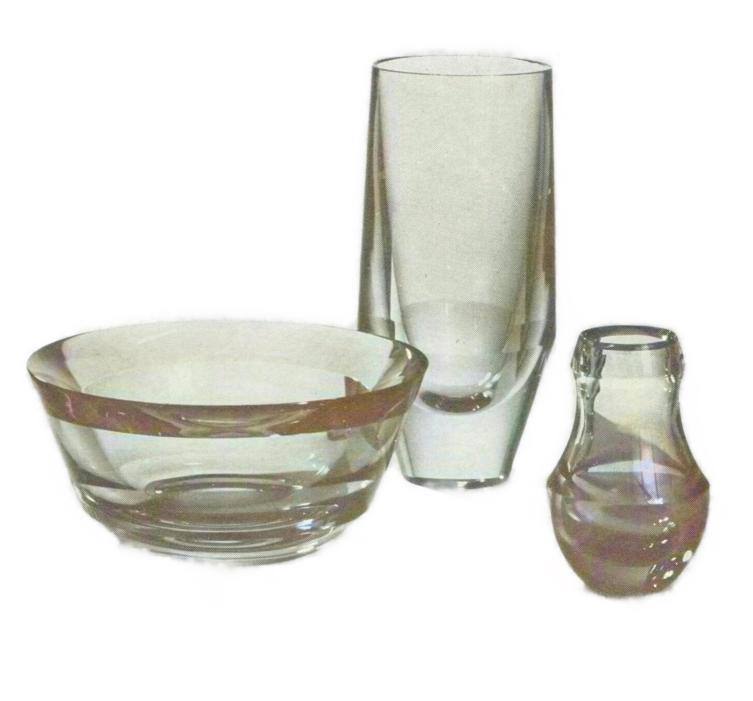 Moser - Vases and Bowl