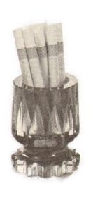 Borské sklo - 47914/9352/II/2 3/4", Cigarete Box