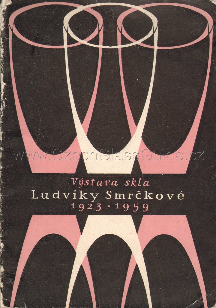 Výstava skla Ludviky Smrčkové 1959