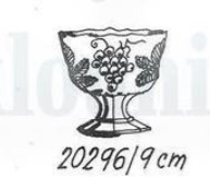 Heřmanova huť - 20296/90. Bowl, Glass