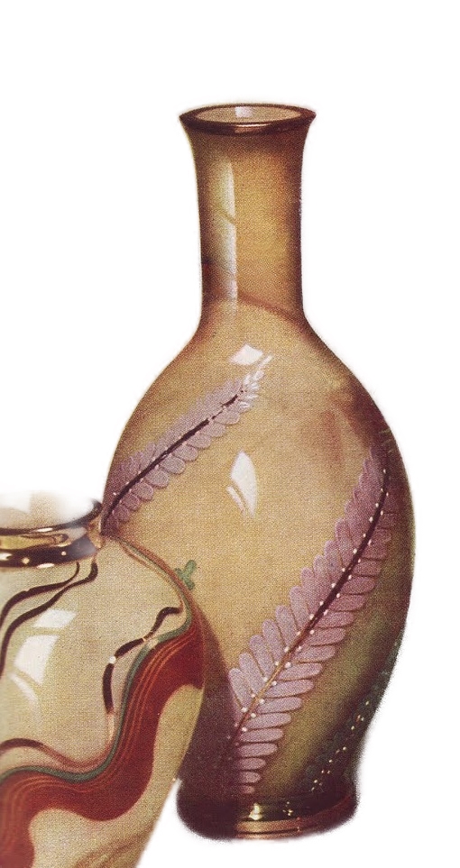 Borské sklo -   10022/8104,  Vase
