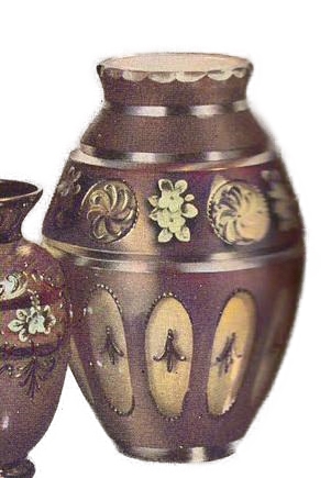 Borské sklo -   10040/8722,  Vase