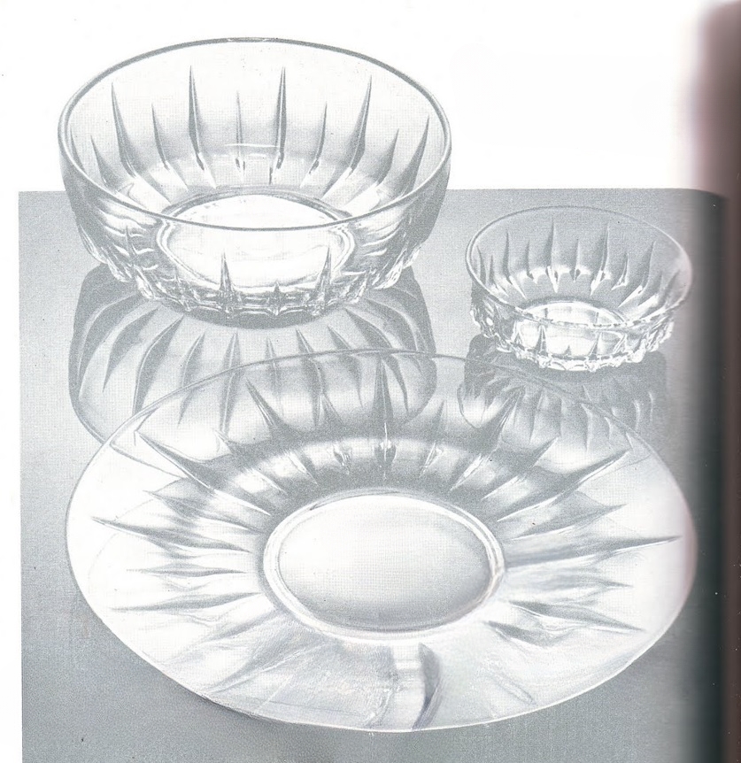 Rudolfova huť - 5072, Bowls and plate
