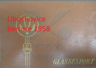 Libochovice - Glassexport before 1958