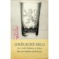 Umělecké sklo - Železný Brod 1956