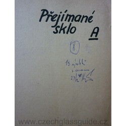 Borské sklo - Kolekce Přejímané sklo 1963