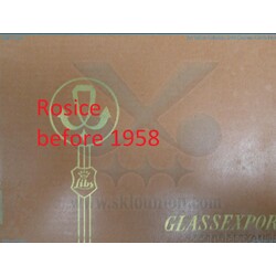 Rosice - Glassexport before 1958