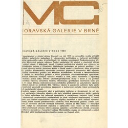 Moravská Galerie Bulletin 1980/1