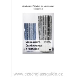 Prague Auctions - Velká aukce českého skla a keramiky 14.2. 2021