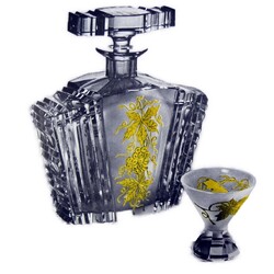 Borské sklo -   Drinking set