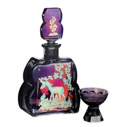 Borské sklo -   Drinking set
