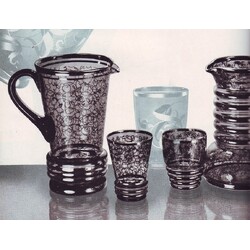 Borské sklo -   10057/1026,  Drinking set
