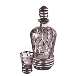 Borské sklo -   10097/3048,  Drinking set
