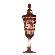 Borské sklo - 8814/9609/26, Red staining Egermann