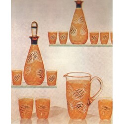 Borské sklo -  58349, Drinking set