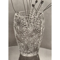 Poděbradské sklárny - 6368/516/8", Vase