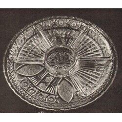 Poděbradské sklárny - 4580/870/8d, Plate
