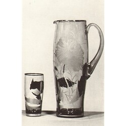 Borské sklo -  Drinking set