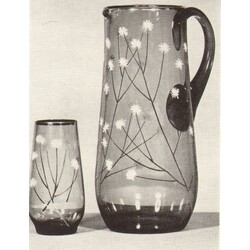 Borské sklo -  Drinking set