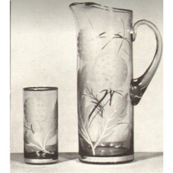 Borské sklo - Drinking set