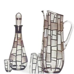 Borské sklo -  11037, Drinking set
