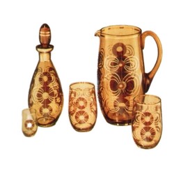 Borské sklo -  12019, Drinking set