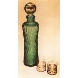 Borské sklo -  16003, Drinking set