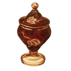 Borské sklo -  12046/6601/6", Box