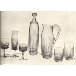 Poděbradské sklárny - 21-660/TS 849, Drinking set