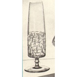 Poděbradské sklárny - 21-668/TS 842A/16 cm, Vase