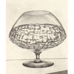 Poděbradské sklárny - 21-666/TS 842A/10 cm, Vase