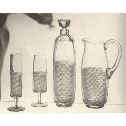 Poděbradské sklárny - 21-660/TS 830, Drinking set