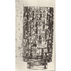 Poděbradské sklárny - 21-664/TS-42/8", Vase