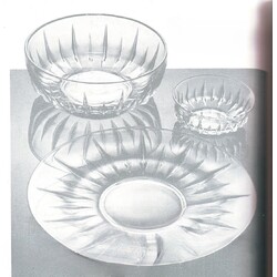 Rudolfova huť - 5072, Bowls and plate