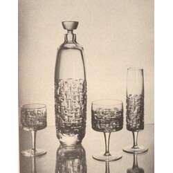 Poděbradské sklárny - 21-660-TS 842/A,  Drinking set