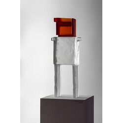 I. Šrámková -  cast glass statue