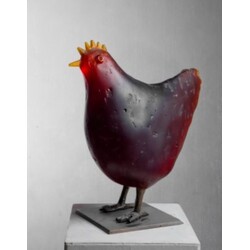 I. Šrámková -  cast glass statue